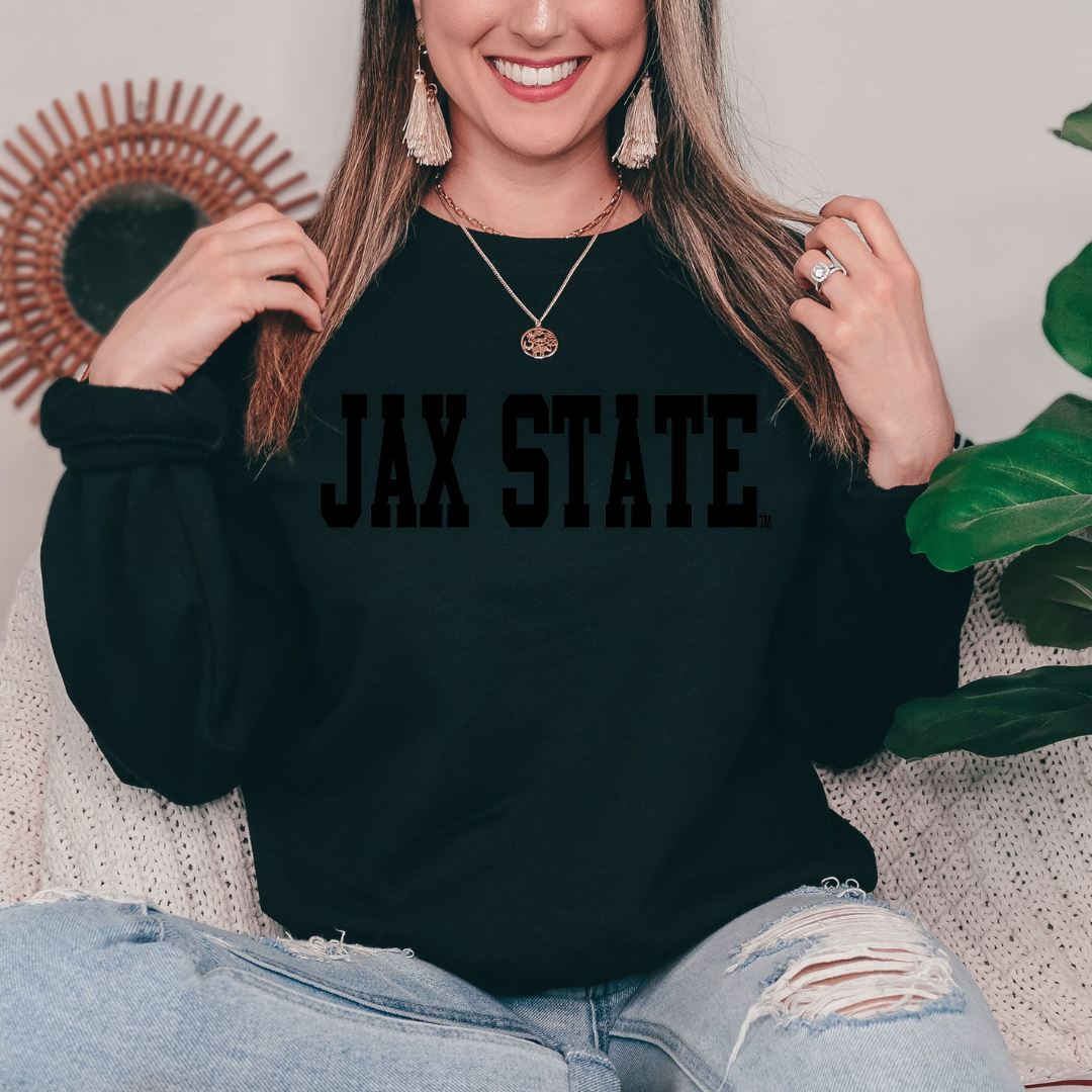 Jacksonville State University Football Gray Crewneck - #92 Jackson Lut –  Influxer Merch